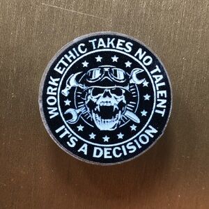 Black and White Skull acrylic pin